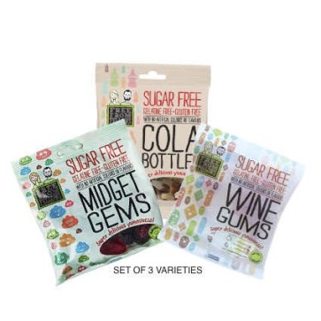 3 x Assorted Sugar free Fruit Chews
