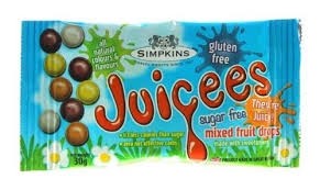 Juicees Sugar Free Mixed Fruit Drops 30g