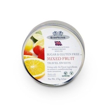 Simpkins Sugar & Gluten Free Travel Sweets - 175g tin